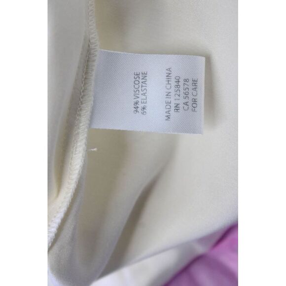 Intermix Womens Basic Sleeveless V-Neck White Blouse 94% Viscose Size S